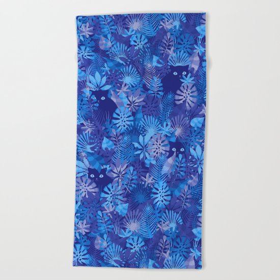 Foliage Disguise Beach Towel