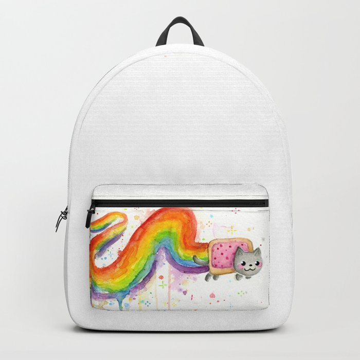 Rainbow Cat in Pop Tart Backpack