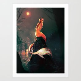 Mermaid I Art Print