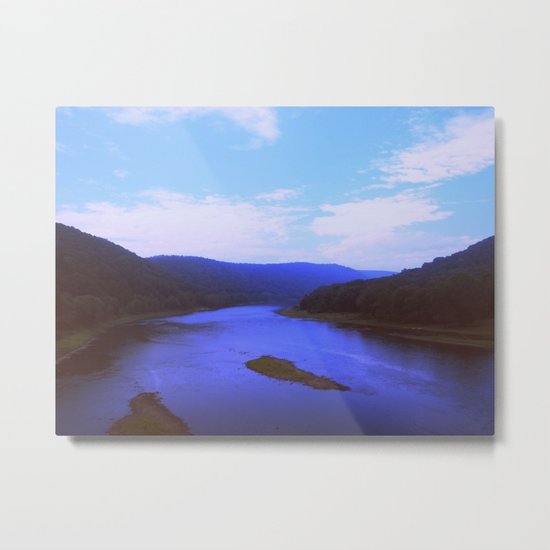 Cerulean Morning Metal Print