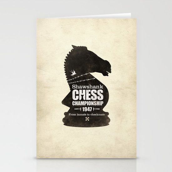 Shawshank Chess Championship Stationery Cards