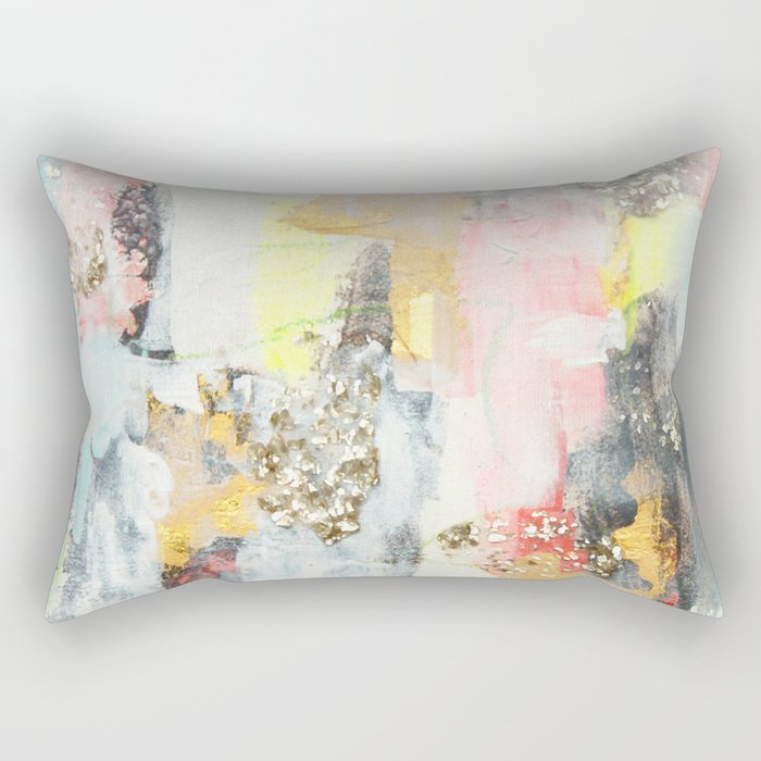 Abstract #3 by Jennifer Lorton Rectangular Pillow