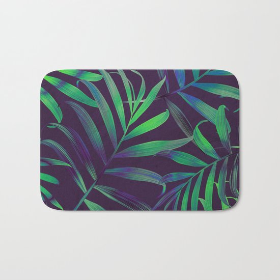 Tropical Leaves Vibes Bath Mat