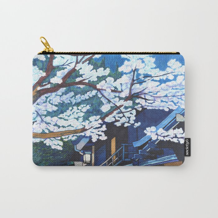 Cherry Blossoms at night Carry-All Pouch