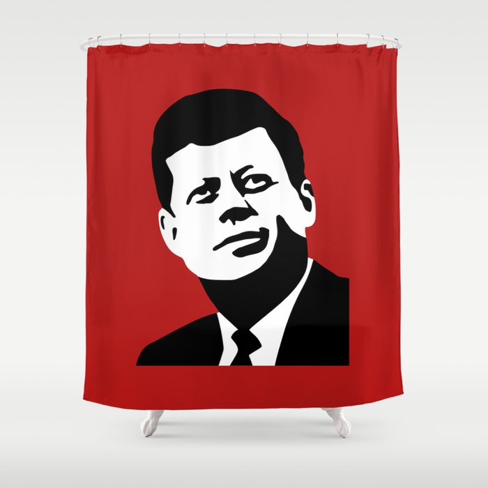 JFK Poster Shower Curtain