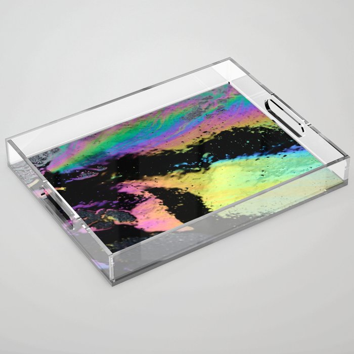 Water and Oil Acrylic Tray
