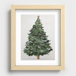 Christmas Tree Recessed Framed Print