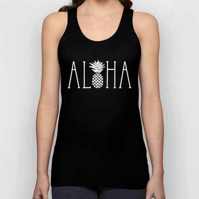 Aloha Pineapple Summer Tank Top