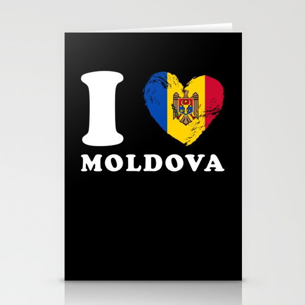 I Love Moldova Stationery Cards