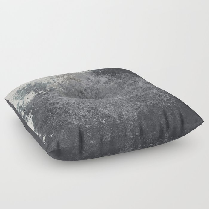 Grunge Gray Floor Pillow