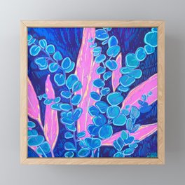 Pink Eucalyptus  Framed Mini Art Print