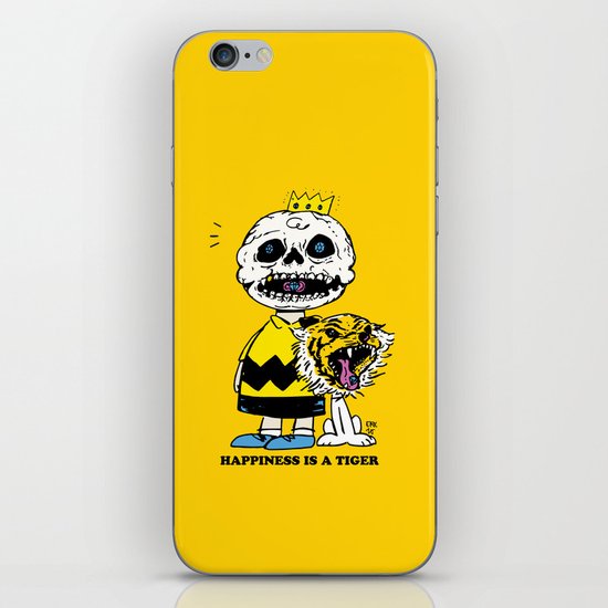 Happiness Is A Tiger iPhone & iPod Skin