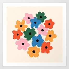 Small Flowers Art Print