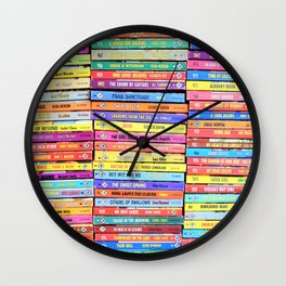 Bookworm - Vintage Harlequin Romance Wall Clock