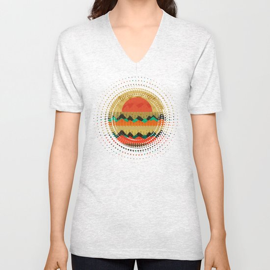 Textures/Abstract 138 Unisex V-Neck