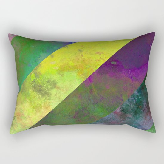 45 Degrees - Abstract, textured, diagonal stripes Rectangular Pillow