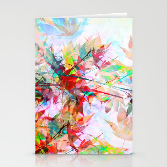 Abstract Autumn Stationery Cards