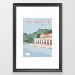 Prospect Park | Brooklyn New York City | Travel Print Framed Art Print