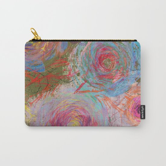Floral abstract(38) Carry-All Pouch