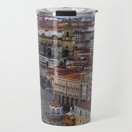 Spain Photography - Overview Over The City Of Gexto Travel Mug