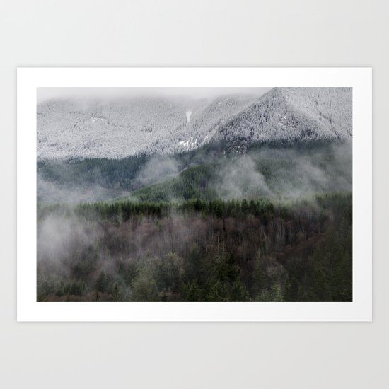 Calm of the Mountian Art Print