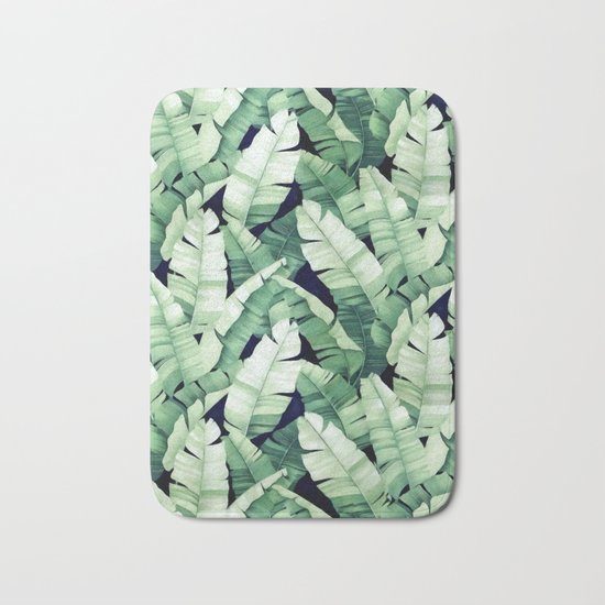 Banana leaves III Bath Mat