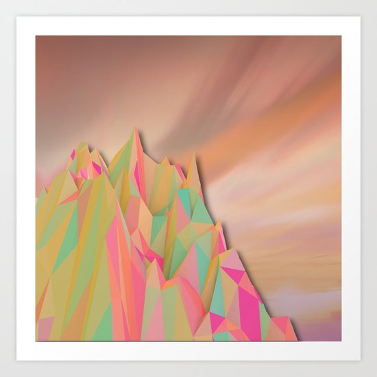 Night Mountains No. 22 Art Print