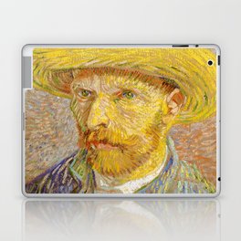 Vincent van Gogh "Self-Portrait with Straw Hat" Laptop Skin