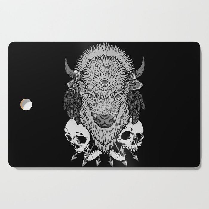 Wild Bison BW Cutting Board