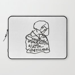 Sunshine mixed with a little hurricane girl power Laptop Sleeve