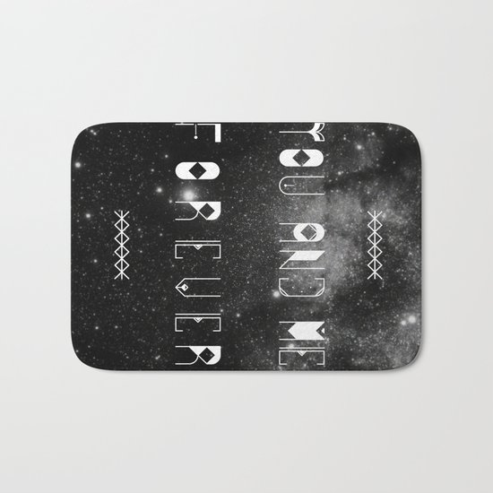 You and Me Forever Bath Mat