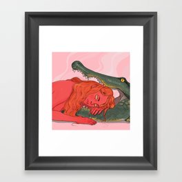 Alligator Framed Art Print
