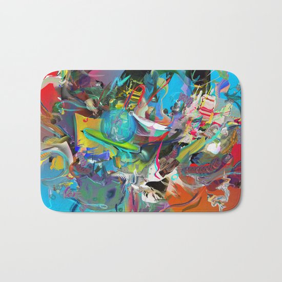 Microcrystalline Tendrils Bath Mat