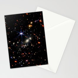 dark Galaxies of the Universe Webb's First Deep Field (NIRCam Image)  Stationery Card
