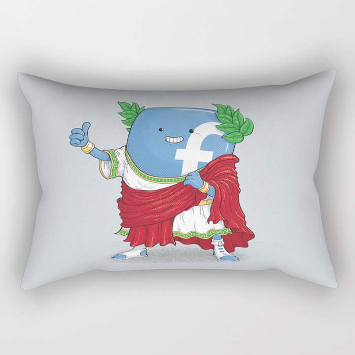 The Caesar and 42000 more Romans in the circus like this Rectangular Pillow