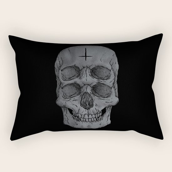 Skull Rectangular Pillow
