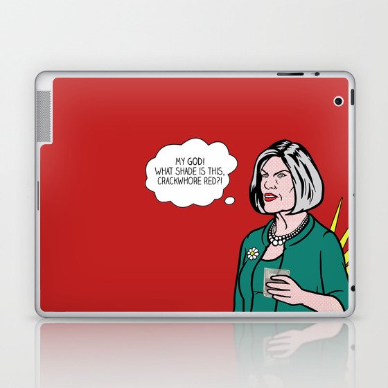 Malory Archer Lichtenstein Laptop & iPad Skin