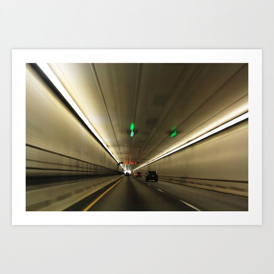 The Tunnel Art Print