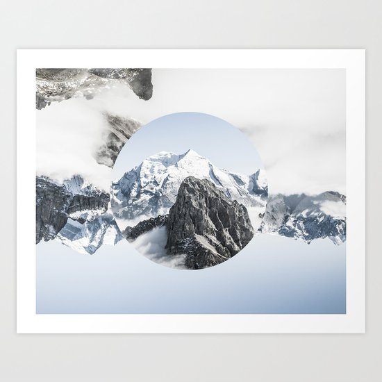 UPSIDE DOWN Art Print