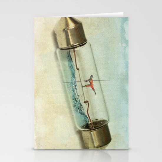 Fuse wire walker Stationery Cards