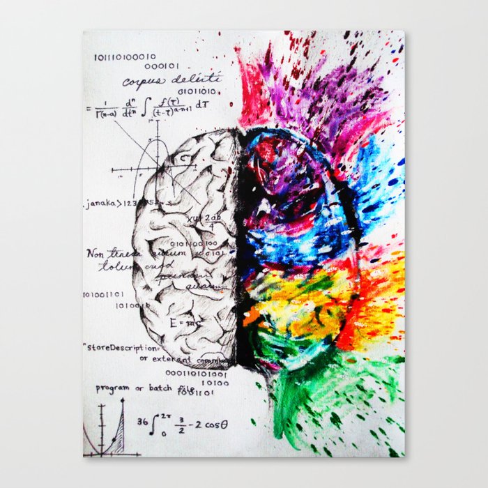 Conjoined Dichotomy Canvas Print by meltingmiltons | Society6
