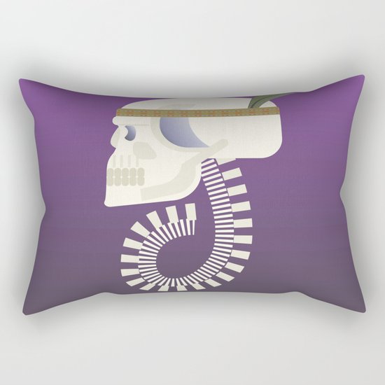 Indie G skull Rectangular Pillow