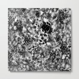 Moody marbled black and white painting with a mysterious abstract mood. trendy painterly markmakin Metal Print | Monochrome, Art, Stipples, Painting, Interiordesign, Arty, Dark, Brushed, Brushstroke, Moody 