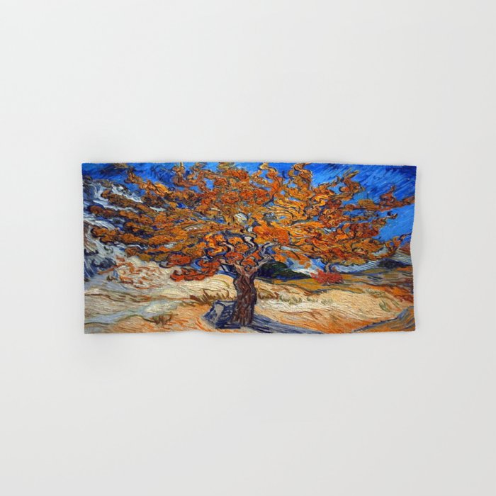 Vincent Van Gogh,The Mulberry Tree ,1889 Hand & Bath Towel