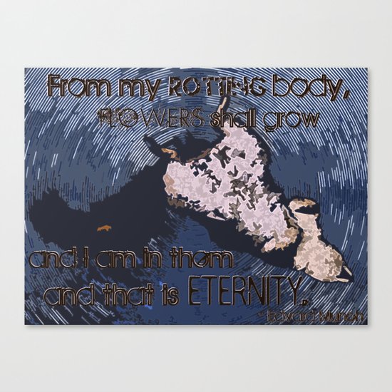 Death & Squirrels Canvas Print