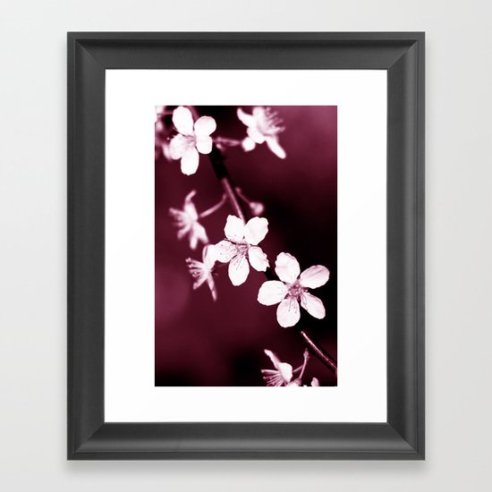 VINTAGE BLOSSOMS Framed Art Print