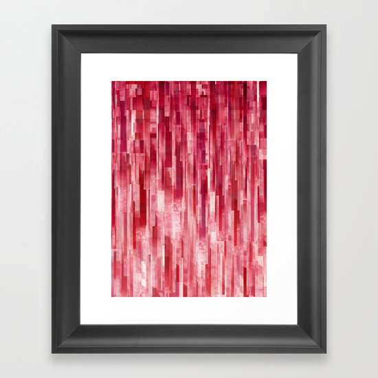Red Rain Framed Art Print