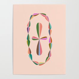 Abstraction_LOVE_CHAIN_ART_Minimalism_001 Poster