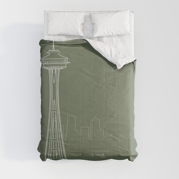 Seattle by Friztin Comforter