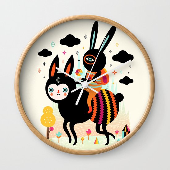 Walking Away Wall Clock